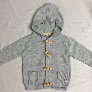 Cotton On - Baby Light Gray Knit Sweater Cardigan